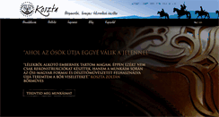 Desktop Screenshot of kosztazoltan.com